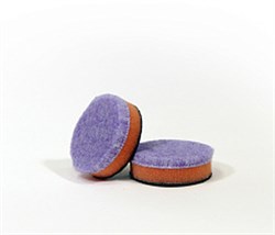 HD-2150 Гибридный полировальный диск / 1,5  x1/4   Purple Wool pad with 3/8  orange - фото 17323