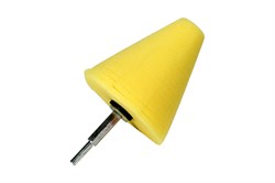 100 мм - Конусный твердый полировальник (желтый) - А302 Polishing Cone YELLOW