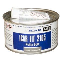 Шпатлёвка полиэфирная мягкая  ICAR FIT 2105, 1,8кг