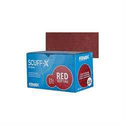 Матирующая подушка красная 115*230 mm Very fine  Slim SCUFF-X