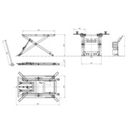 WDK-503/220 Ножничный мобильный подъемник, г/п 2700 кг - фото 42841