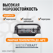 WDK-Start1250 Пуско-зарядное устройство 1250А, 12/24В - фото 45097