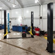 SF-OPT-4T/220 Подъемник двухстоечный с нижней синхронизацией 4 тонны, двухст. разбл. - фото 46197