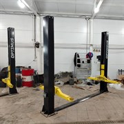 SF-OPT-4T/220 Подъемник двухстоечный с нижней синхронизацией 4 тонны, двухст. разбл. - фото 46198