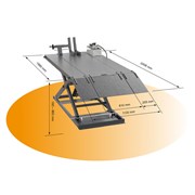 WDK-FC75W Подъемник пневмогидравлический 0,7 тонн для мототехники - фото 46358