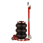 WDK-81813 Домкрат пневматический подкатной 3т, 135-435 мм, с регулировкой угла наклона рукояти - фото 46415