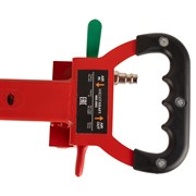 WDK-81813 Домкрат пневматический подкатной 3т, 135-435 мм, с регулировкой угла наклона рукояти - фото 46416