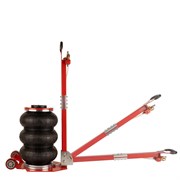 WDK-81813 Домкрат пневматический подкатной 3т, 135-435 мм, с регулировкой угла наклона рукояти - фото 46420