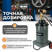 WDK-89625 Нагнетатель консистентных смазочных материалов, механический. Объем бака 13 л - фото 46562