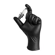 JSN908/M JETAPRO Нитриловые перчатки черные одноразовые, размер M 100шт/упак*