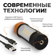 WDK-FL600 Фонарь аккумуляторный светодиодный с штативом, 600 Лм - фото 47463