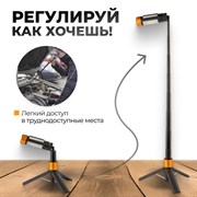 WDK-FL600 Фонарь аккумуляторный светодиодный с штативом, 600 Лм - фото 47465