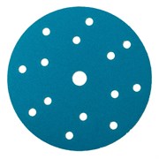 528.150.500.15 BLUE CERAMIC диск на бумажной основе, керамика Ø150мм, Р500, липучка 15 отв.*