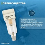 AF2000-02 Фильтр-масловлагоотделитель 1/4***